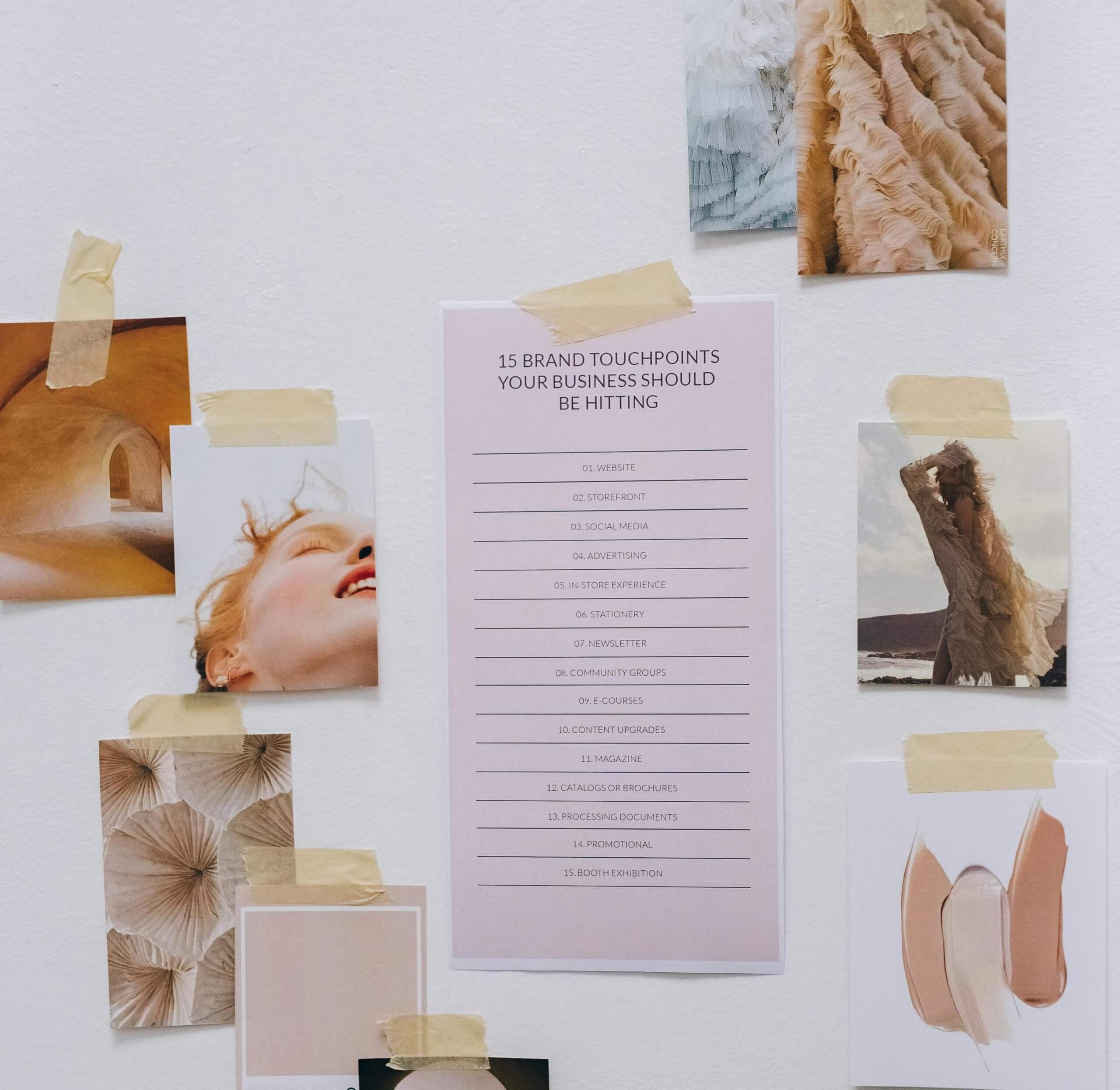 refreshing your brand idea board