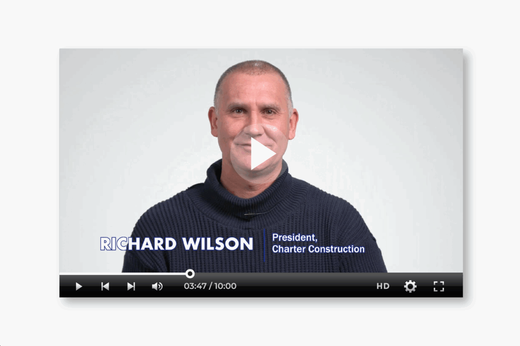 charter construction retirement video