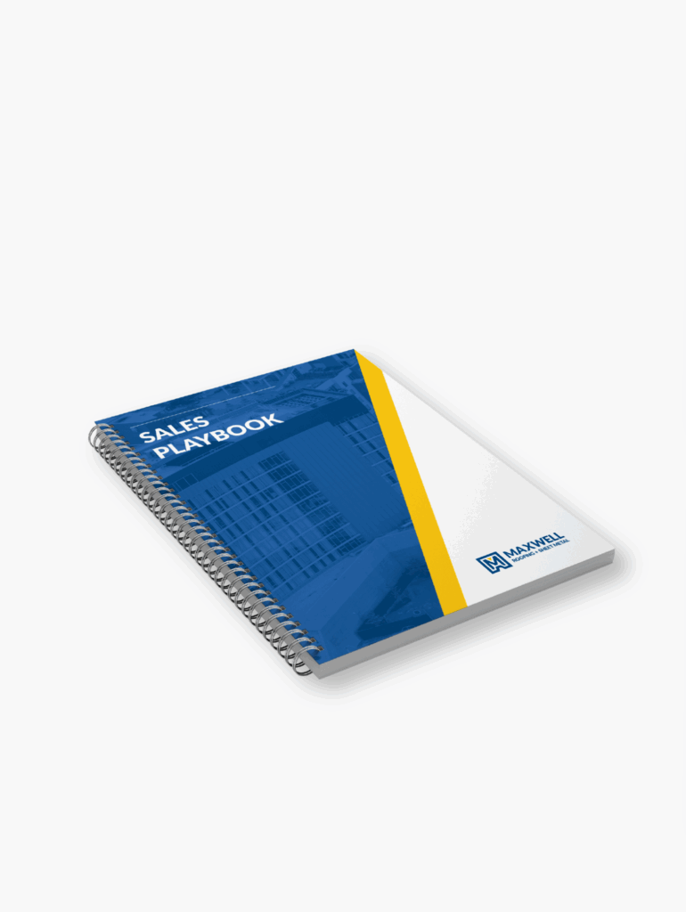 sales playbook exterior mock up